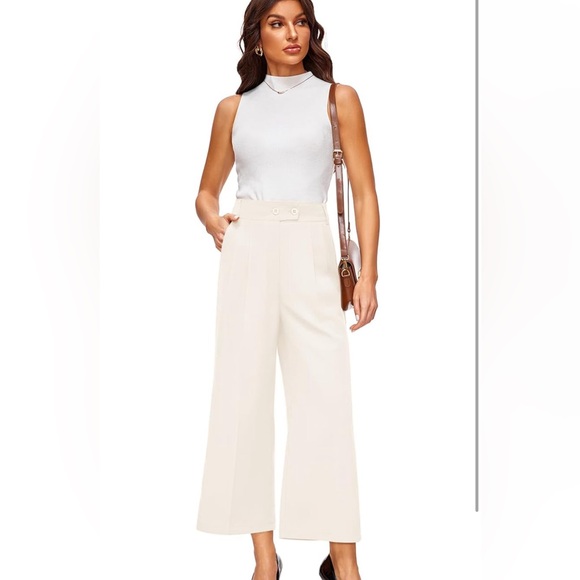 NWT🏷️Women' s👩🏼Business HighWaisted PalazzoTrousers wPocketsDressPant👖Sz XXL - Picture 6 of 11